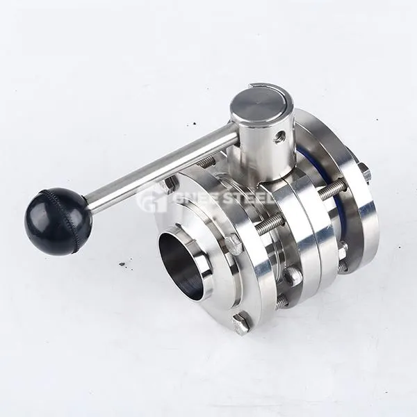 3 -delt sommerfuglventil