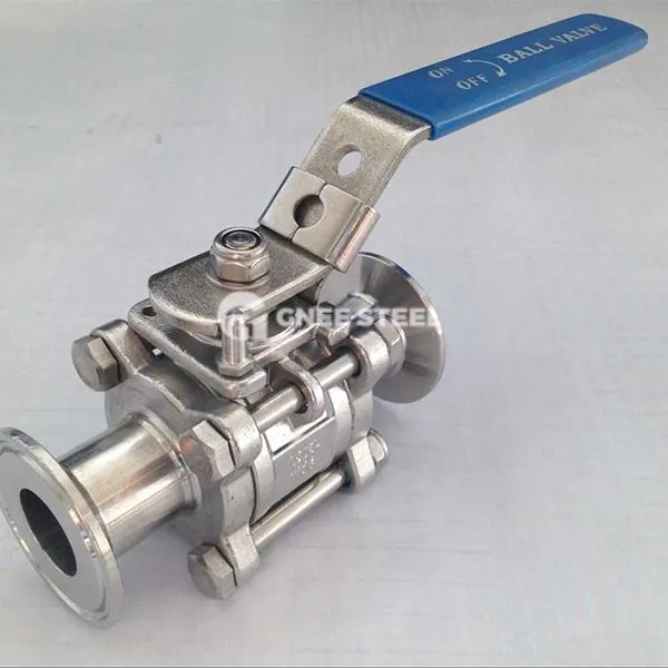 3- stykke gjengede kuleventiler