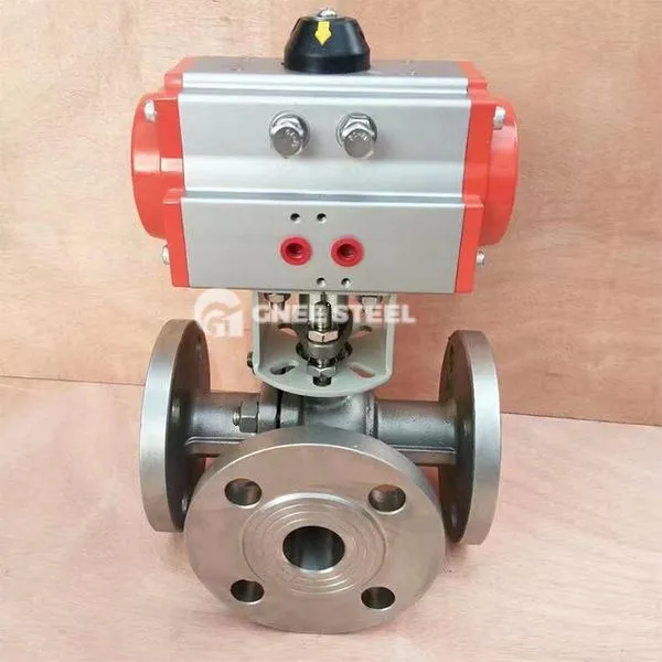 3 veis motorisert kuleventil