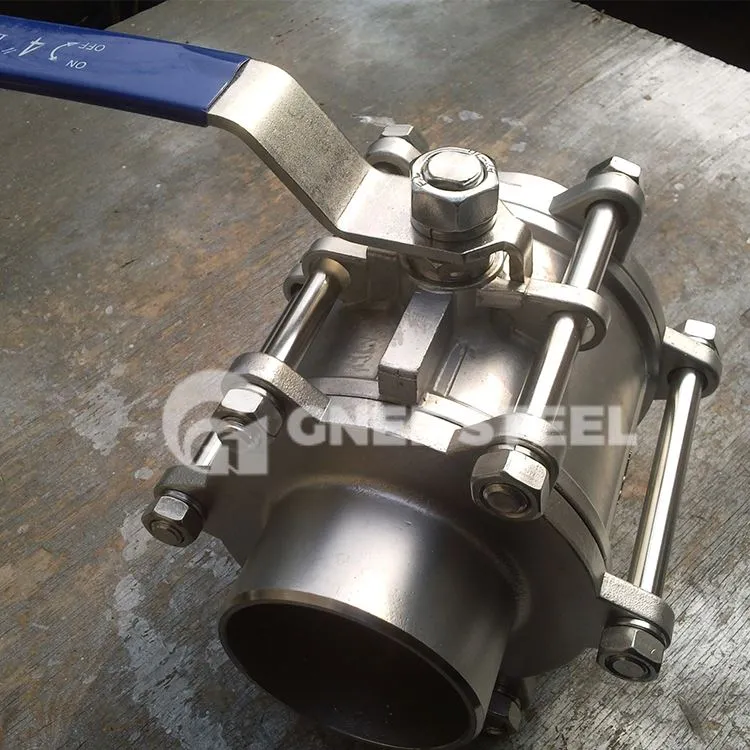 Stoppsveis kuleventil