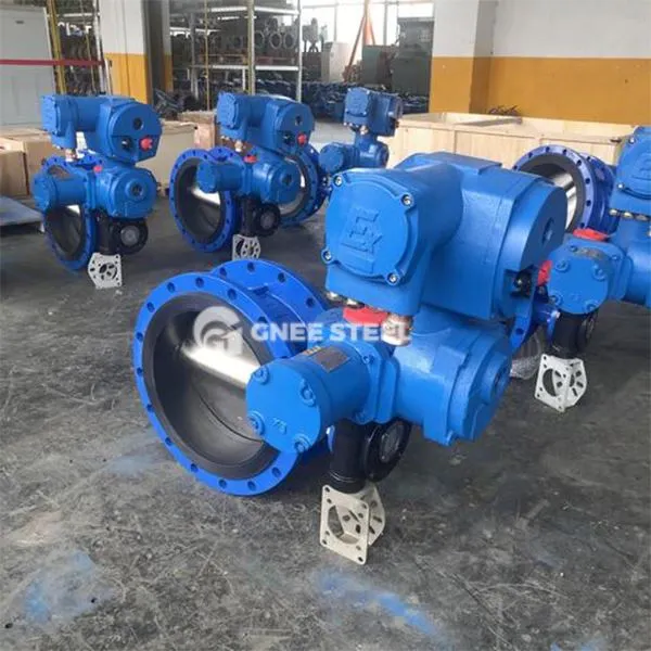 Sommerfuglventil med sabotasjebryter