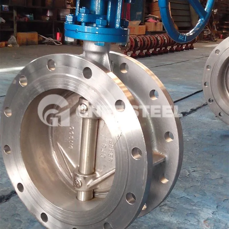 Sommerfuglventil av støpt stål Wafer Type