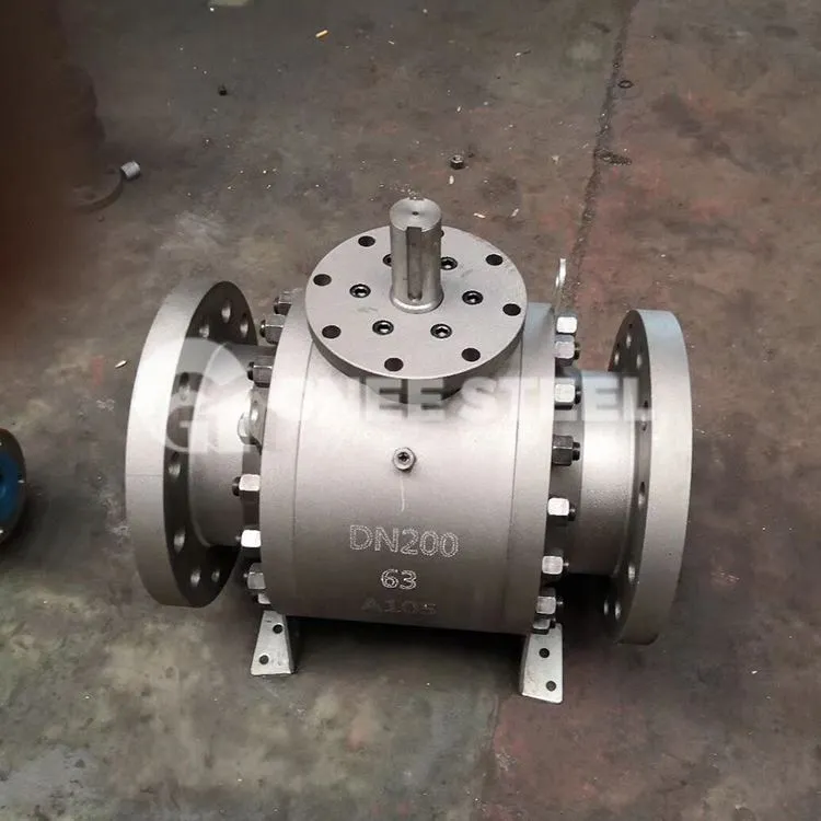 Kryogen toppinngangstappmontert kuleventil