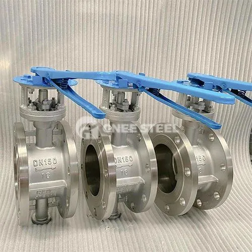 Duplex rustfrie stål sommerfuglventiler