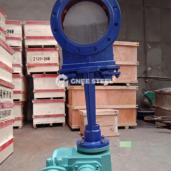 Elektrisk wafer knivportventil