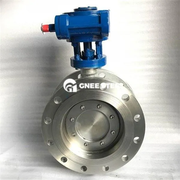 Dobbel flens høy ytelse sommerfuglventil