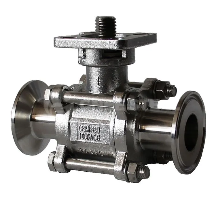 Flytende type 3-delt kuleventil