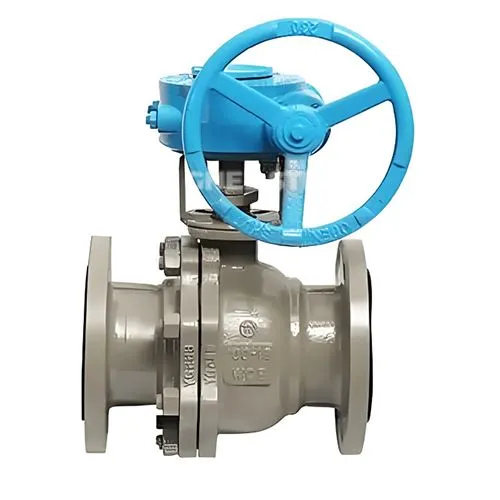 Smidd to-flytende kuleventil