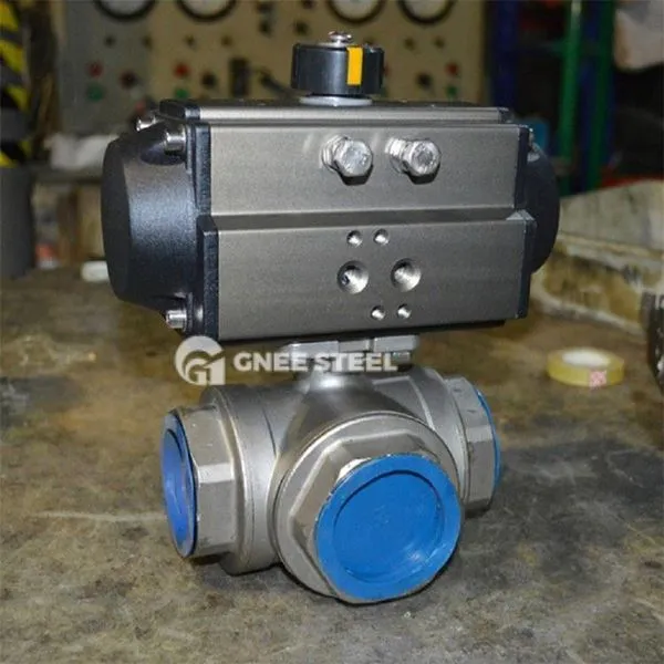 Høyt trykk 3 -veis kuleventil