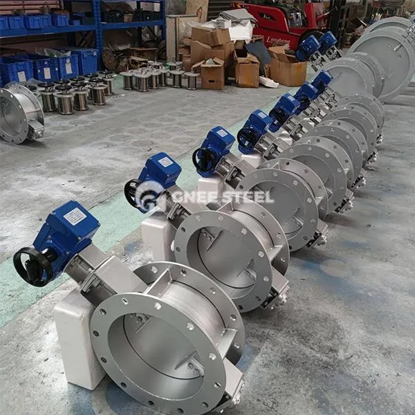 Høytemperatur sommerfuglventiler