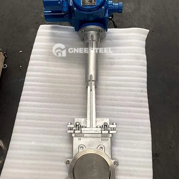 Høy temperatur knivportventil