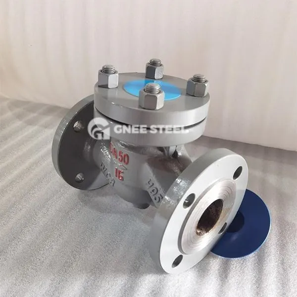 Horisontal løftekontrollventil