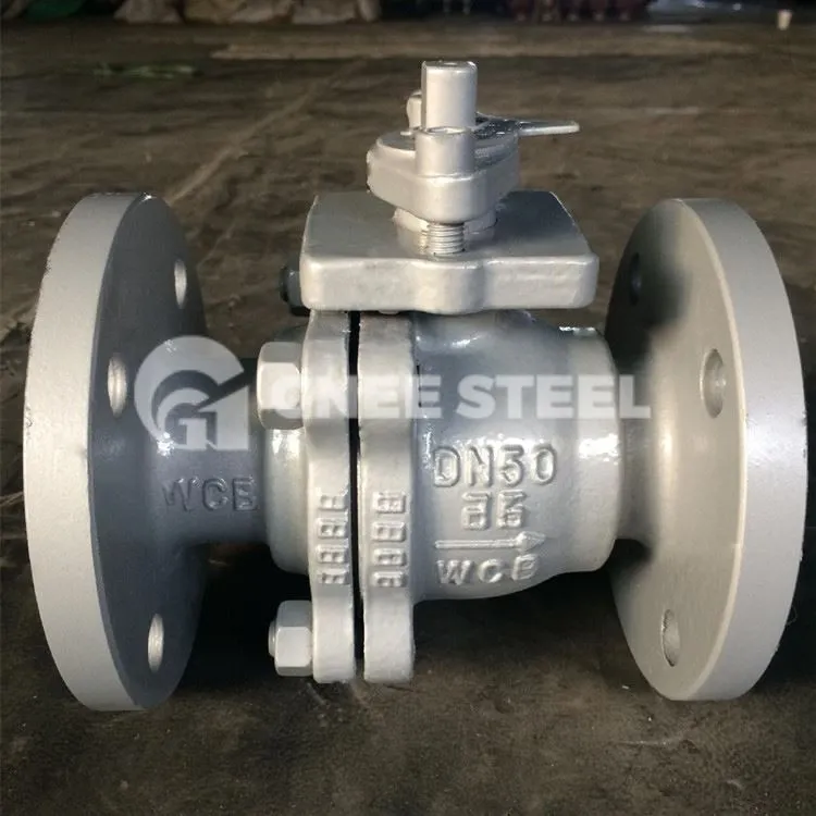 Metallsittende flenskuleventiler