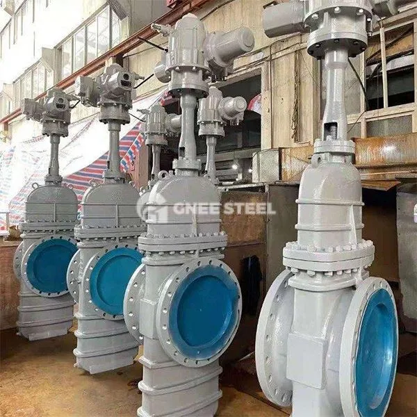 Parallell plateportventil