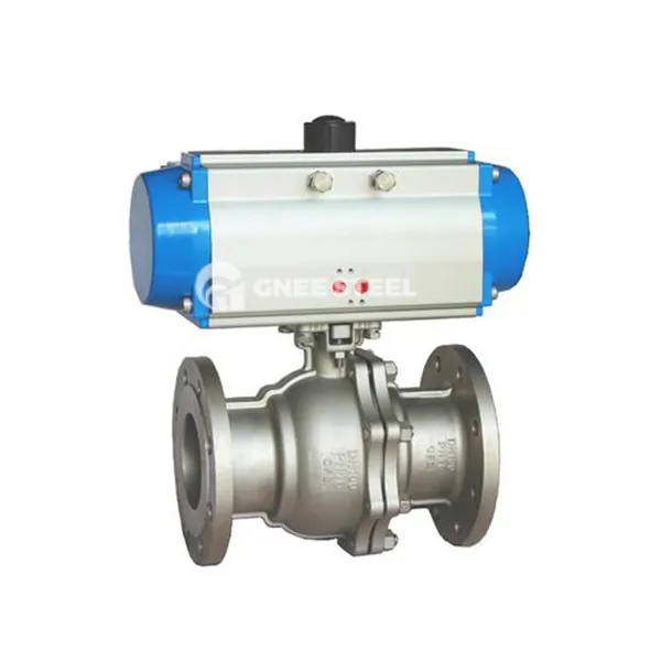 Pneumatiske flytende kuleventiler