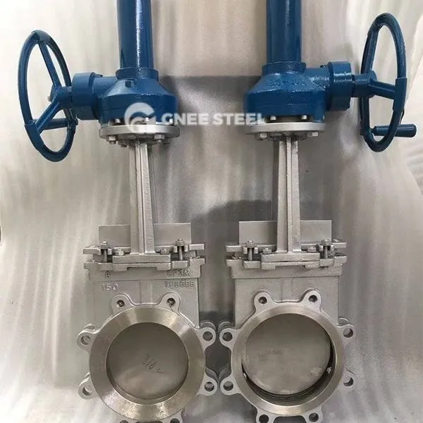 Spenstig sittende knivportventil