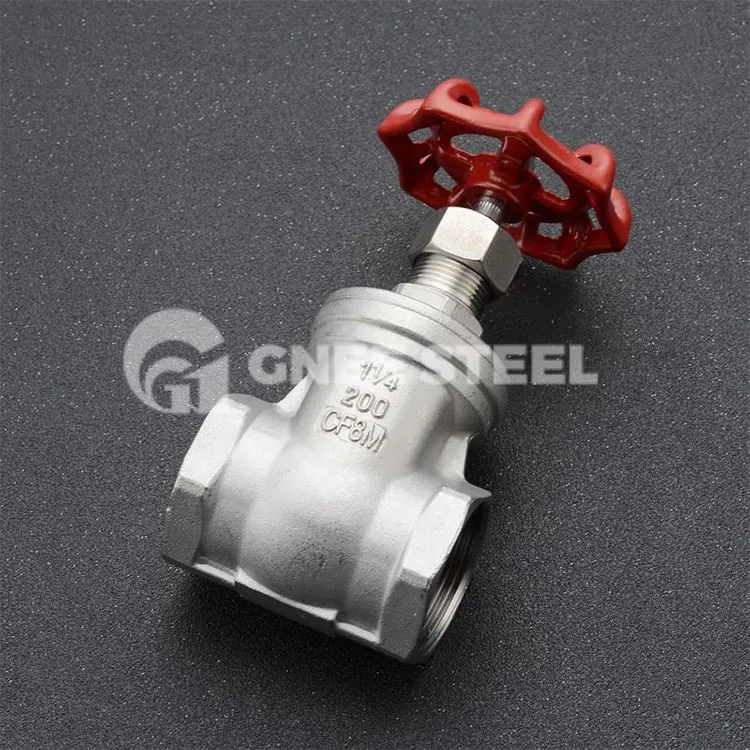 Gjenget endeportventil