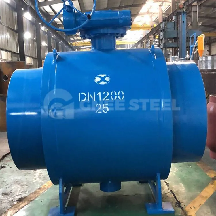 Trunnion kuleventiler Helsveiset kropp