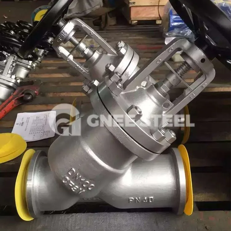 Y-mønster klodeventiler